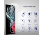 ZUSLAB Galaxy S22 Ultra Screen Protector Tempered Glass 9H Hardness for Samsung - Clear