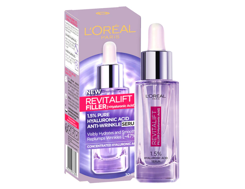 L'Oréal Revitalift Filler [+Hyaluronic Acid] 1.5% HA Serum 30mL