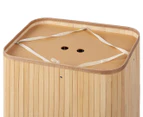 Ortega Home 72L Rectangular Folding Bamboo Laundry Hamper - Natural