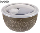 Ladelle 800mL Oxley Petal Microwave Food Bowl - Olive