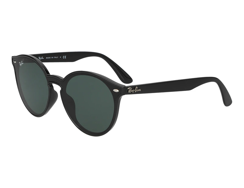 Ray-Ban Unisex Blaze Panthos RB4380 Sunglasses - Black/Dark Green