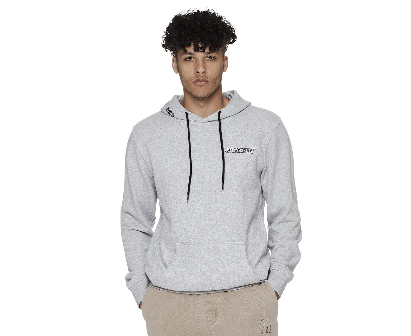 St Goliath Men's Essential Hoodie - Grey Marle | Catch.co.nz