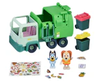 Bluey Garbage Truck Vehicle Interactive Play Toy Figures Kids/Children Green 3y+