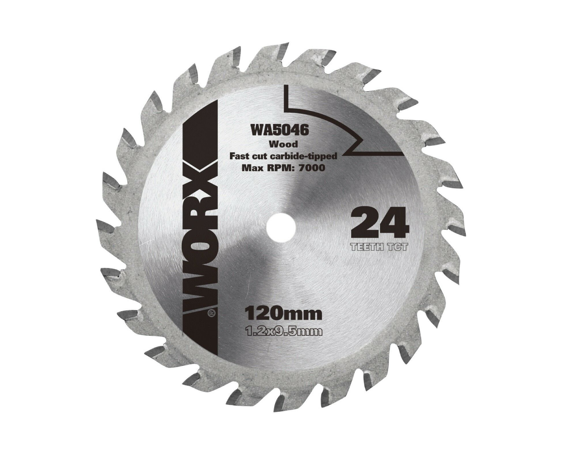 WORX WORXSAW 120mm 24 Tooth TCT Blade WA5046 Catch .au