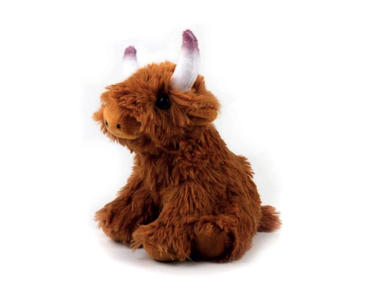 Living Nature SMOLS 15cm Highland Cow 0m+ Plush Stuffed Toy Children/Kids Brown