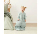 Ergopouch Sleep Suit Organic Cotton Sleeping Bag TOG 3.5 for 3-12m Baby Sage GRN - Sage