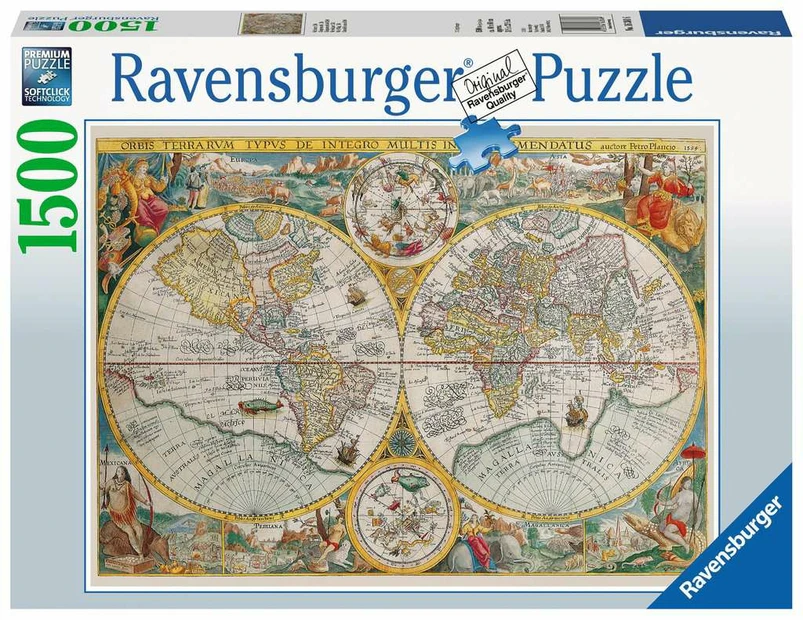 Ravensburger Puzzle 1500pc - Historical Map