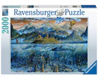 2000pc Ravensburger Wisdom Whale Family Family Jigsaw Puzzle Set