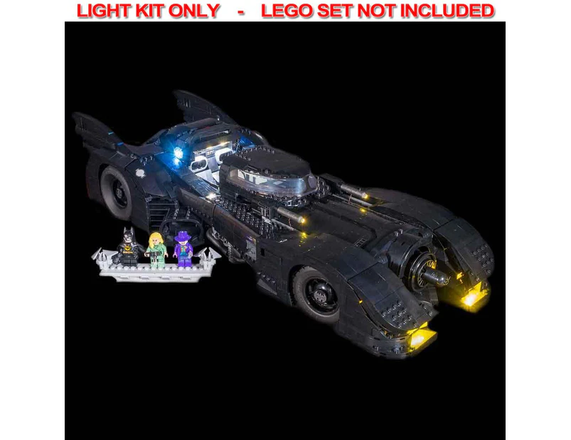 Light My Bricks - Light Kit For Lego 1989 Batmobile 76139