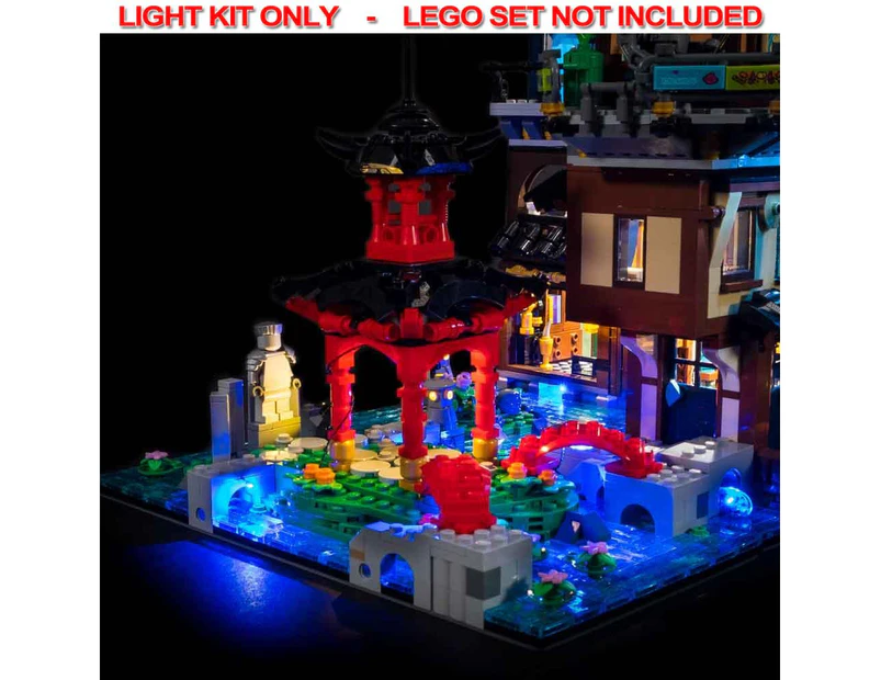 Light My Bricks - Light Kit For Lego Ninjago City Gardens 71741
