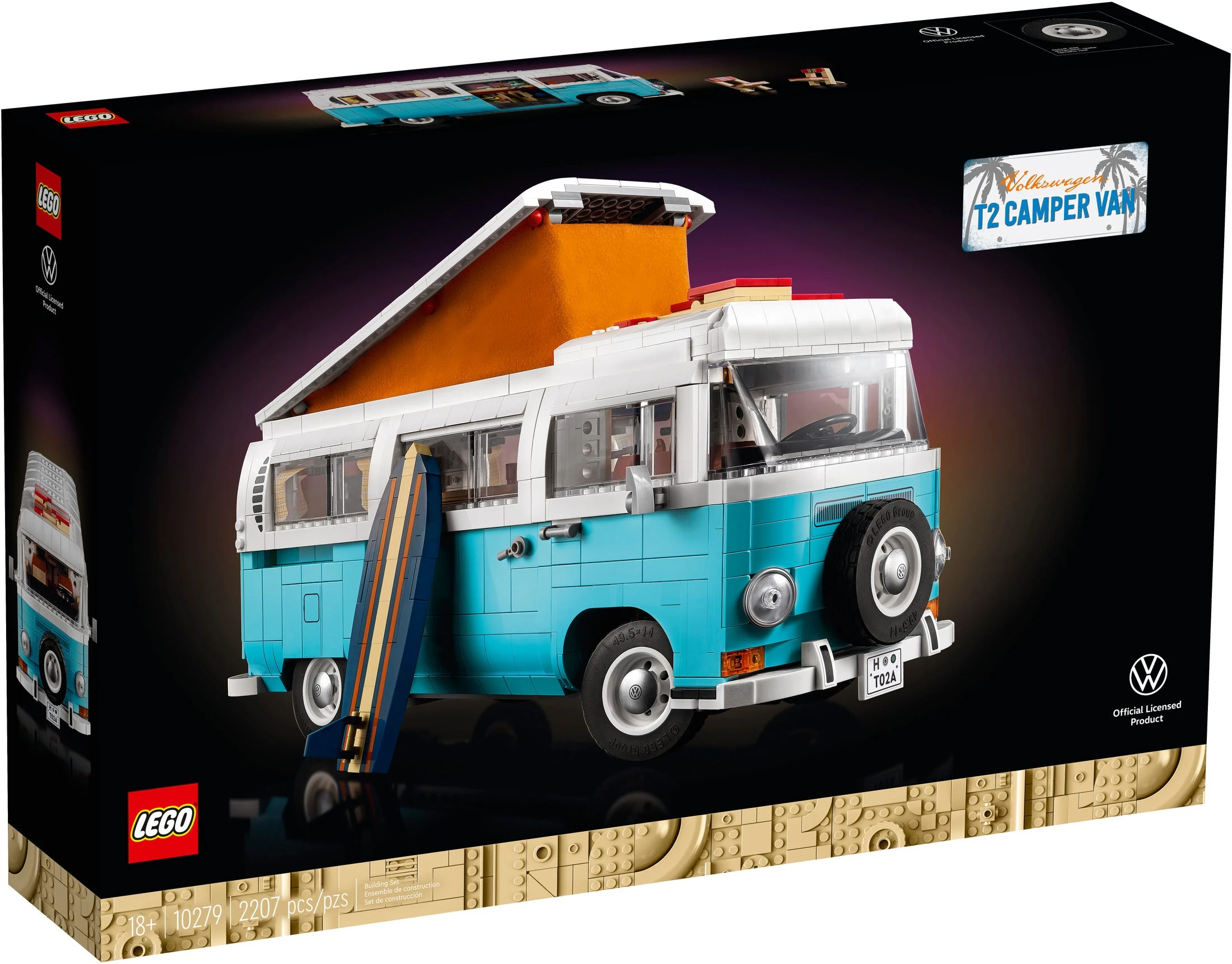 Lego 10279 Volkswagen T2 Camper Van - Creator Expert