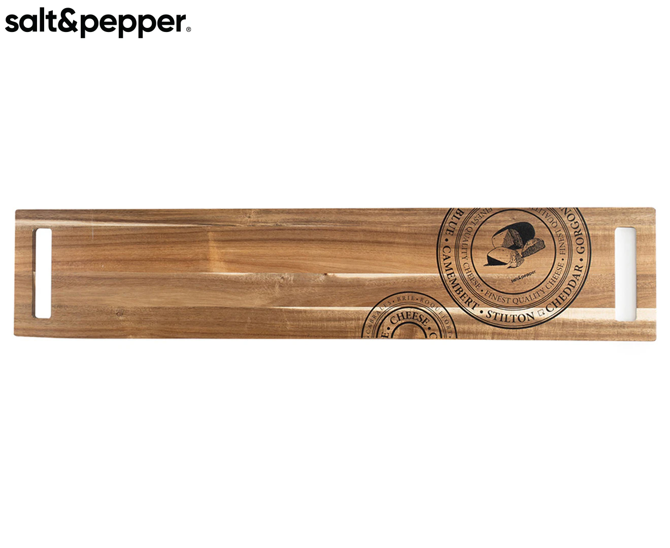 Salt & Pepper 85x20cm Fromage Long Board - Natural/Black