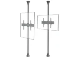 Floor to Ceiling Single screen pole mounting bracket kit