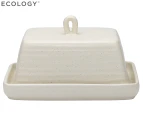 Ecology Ottawa Stoneware Rustic Butter Dish & Tray 17.5cm w/ Handle - Calico