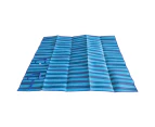 Mirage King Size 180cm Beach Swimming Pool Foldable Outdoor Carry Mat/Pad Blue