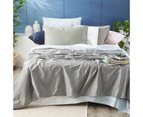Park Avenue Mega King Bed Sheet/Pillowcase Set 500TC Bamboo Cotton Bedding Dove