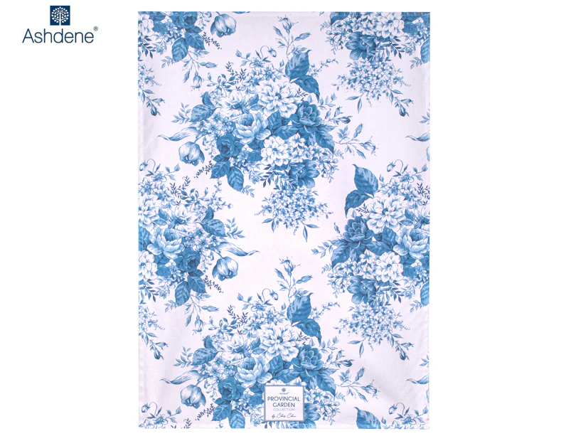 Ashdene 70x50cm Provincial Garden Kitchen Towel - Blue/White
