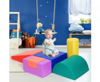 Costway Giant Soft Foam Blocks Climb Crawl & Slide Playset Indoor Activity Play Toys