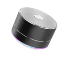 Momax LED Lights Portable Wireless Bluetooth Speaker with Built-in-Mic for iPhone Android Smartphone-Gray