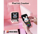 Momax Retro Pixel Art Bluetooth Speaker with App Controlled Portable Wireless Speaker-Pink