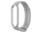Replacement Silicone Band Wristband Strap Watchband for  MI Band 5 Gray