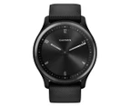 Garmin Vivomove Sport 40mm Hybrid Silicone Smart Watch - Black/Slate