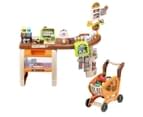 65 Accessories Kids Pretend Role Play Shop Grocery Supermarket Toy Set with Trolley 10