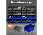 Giantz 60 Bin Wall Mounted Rack Storage Tools Garage Organiser Shed Work Bench