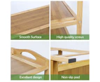 3/5 Tiers Bamboo Shoe Rack Storage Organizer Wooden Shelf Stand
