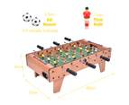Costway Foosball Soccer Table Desktop Football Shoot Game w/Steel Rods Kids Adults, Indoor Home Party Gift