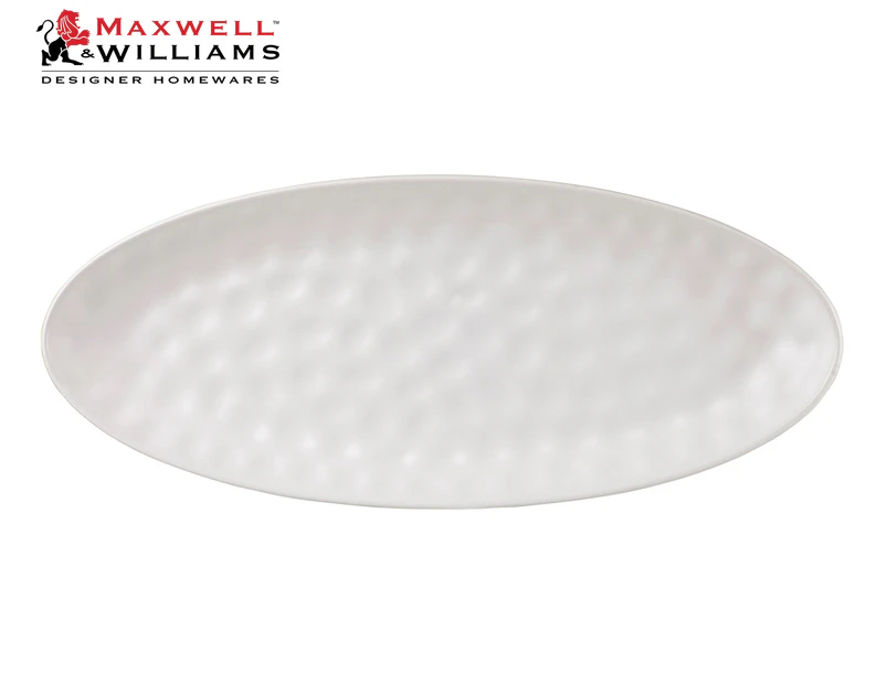 Maxwell & Williams 50cm Gravity Oval Platter - White