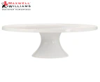 Maxwell & Williams 30cm White Basics Diamonds Footed Cake Stand - White