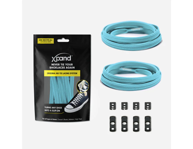 Xpand No-Tie Elastic Shoelace - Sky Blue