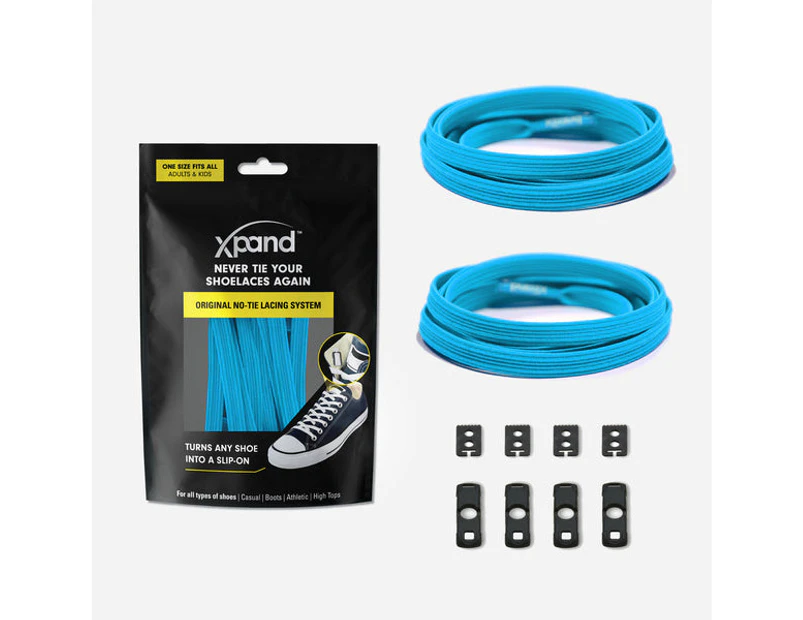 Xpand No-Tie Elastic Shoelace - Baby Blue