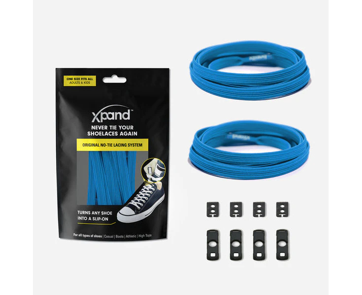 Xpand No-Tie Elastic Shoelace - True Blue