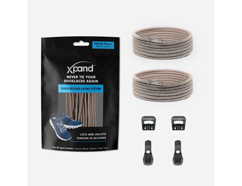 Xpand Quick Release Shoelace - Sand