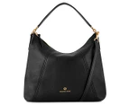 Michael Kors Sienna Leather Shoulder Bag - Black