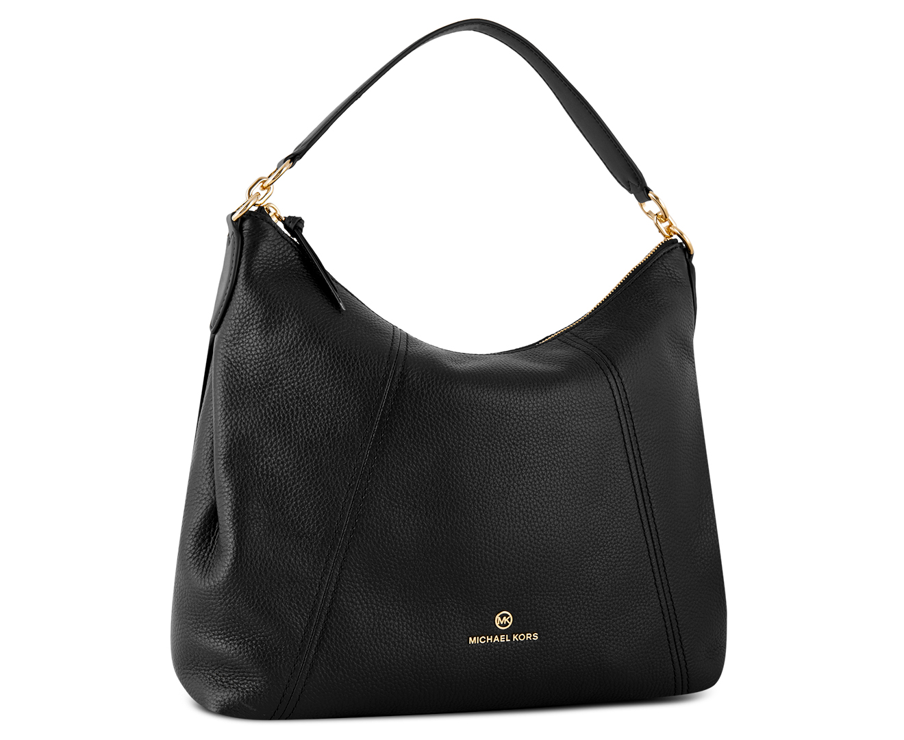 Michael Kors Sienna Leather Shoulder Bag - Black | Catch.co.nz