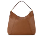 Michael Kors Sienna Leather Shoulder Bag - Luggage