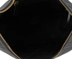 Michael Kors Aria Leather Shoulder Bag - Black