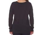 Tommy Hilfiger Women's Ivy Crew Solid Sweater - Sky Captain