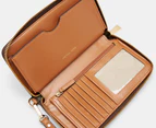 Michael Kors Jet Set Travel Large Phone Case Wristlet - Brown
