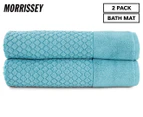 Morrissey Australian Cotton Bath Mat 2-Pack - Cloud