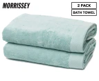 Morrissey Australian Cotton Bath Towel 2-Pack - Eucalyptus