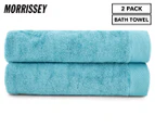 Morrissey Australian Cotton Bath Towel 2-Pack - Cloud