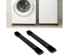 2Pack Removable Washing Machine Stand Support Base Rack Holder Bracket Black
