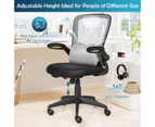 Giantex Mesh Office Chair Ergonomic Swivel Computer Chair Height Adjustable Gaming Executive Recliner Grey