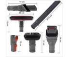 Set of 6   Vacuum Cleaner Attachment Accessories Fittings Brush Adapter