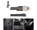 120W Corded Car Vacuum Cleaner 45Min Runtime Handheld for Household Chair Black