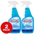 2 x Proudly Glass Cleaner Ocean Fresh 750mL 1